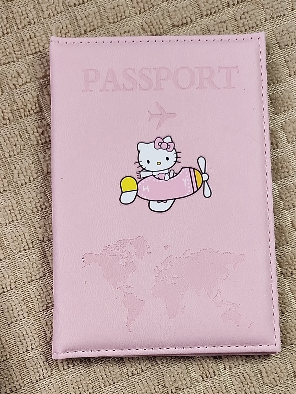 Hello, Kitty passport, cover pink jelly.Get your